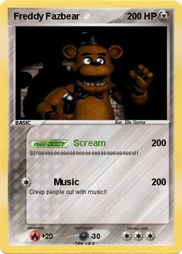Pokemon Freddy Fazbear
