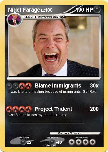 Pokemon Nigel Farage