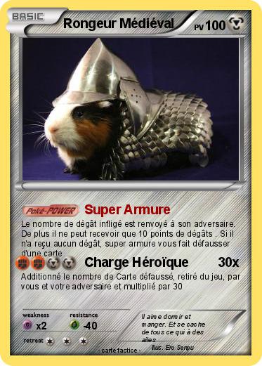 Pokemon Rongeur Médiéval