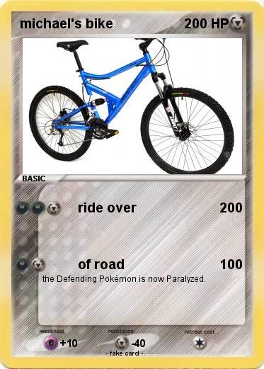 Pokemon michael's bike