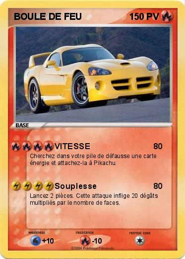 Pokemon BOULE DE FEU