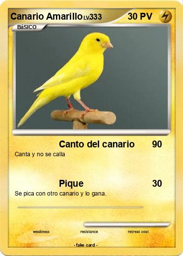 Pokemon Canario Amarillo