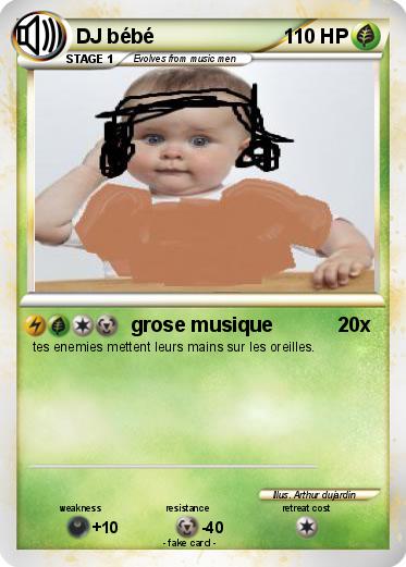 Pokemon DJ bébé