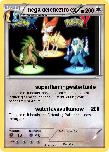 Pokemon mega delchezfro ex