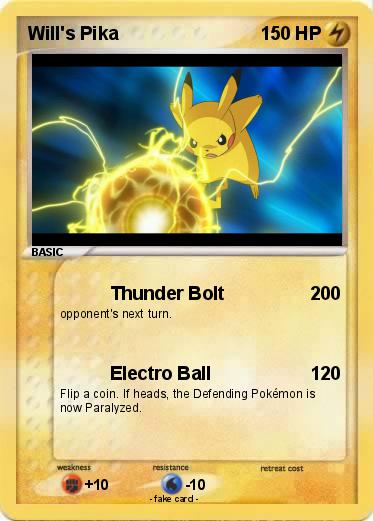 Pokemon Will's Pika