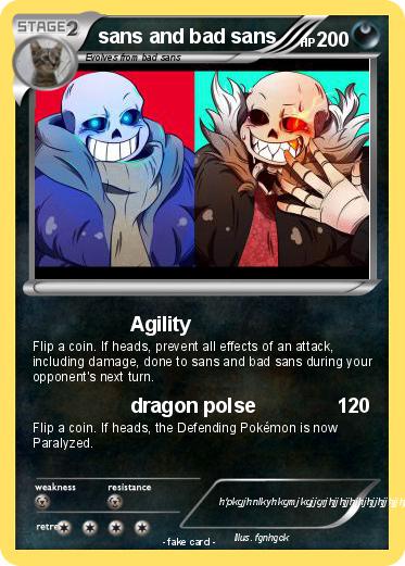 Pokemon sans and bad sans