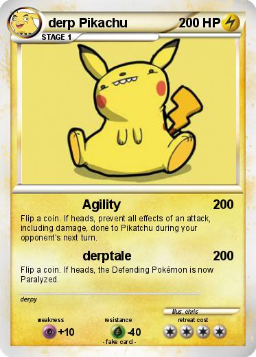 Pokemon derp Pikachu