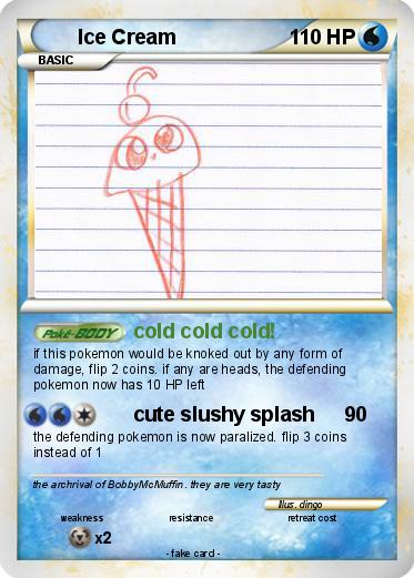 Pokemon Ice Cream