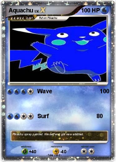 Pokemon Aquachu