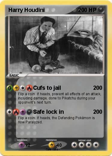 Pokemon Harry Houdini