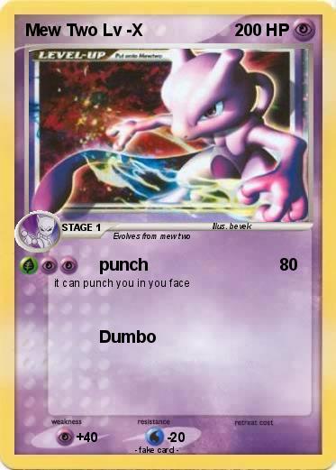 Pokemon Mew Two Lv -X
