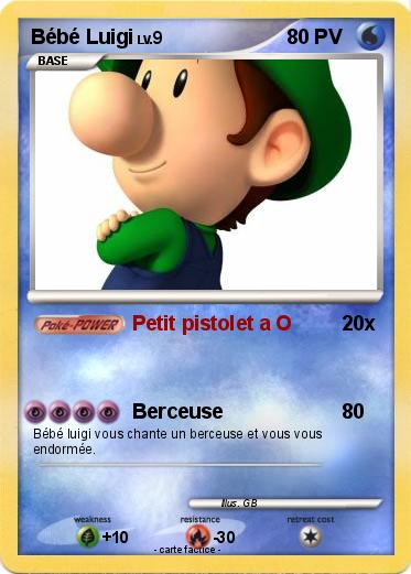 Pokemon Bébé Luigi