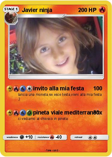 Pokemon Javier ninja