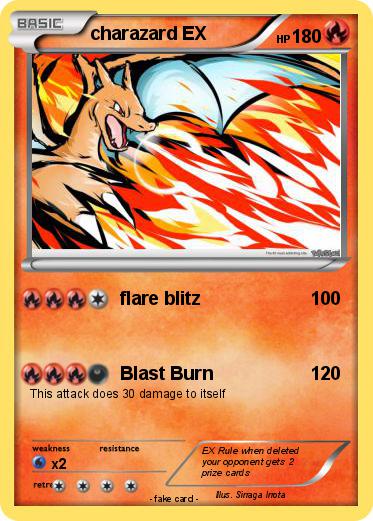 Pokemon charazard EX