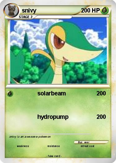 Pokemon snivy