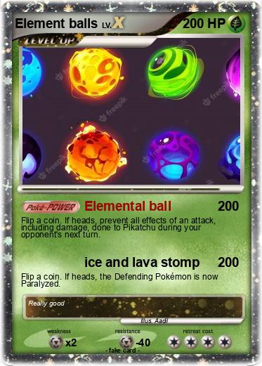 Pokemon Element balls