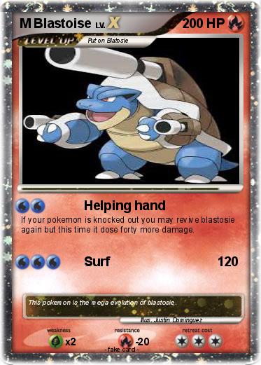 Pokemon M Blastoise