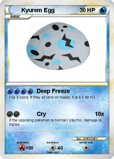 Pokemon Kyurem Egg