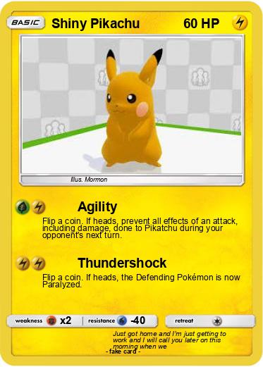 Pokemon Shiny Pikachu