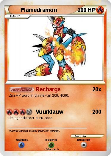Pokemon Flamedramon