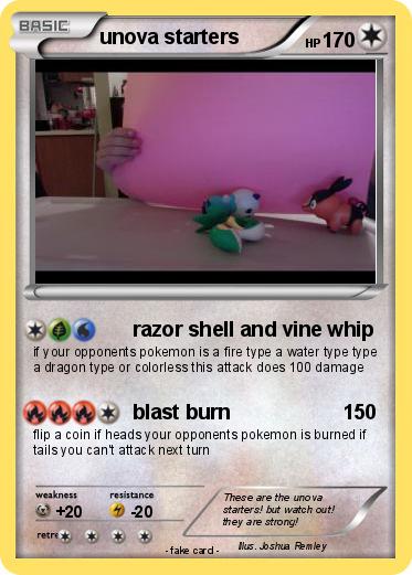 Pokemon unova starters