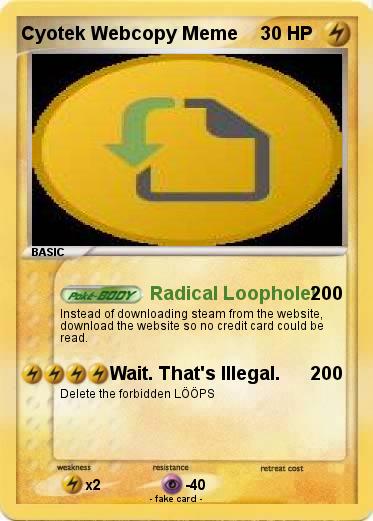 Pokemon Cyotek Webcopy Meme