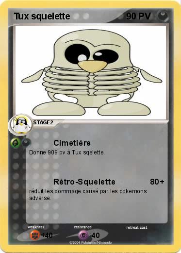 Pokemon Tux squelette