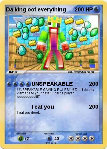 Pokemon Da king oof everything