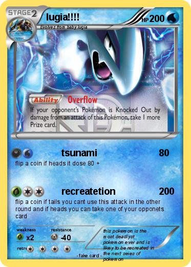 Pokemon lugia!!!!