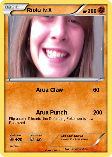 Pokemon Riolu lv.X
