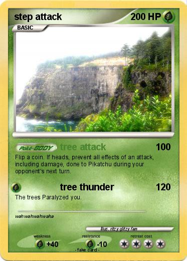 Pokemon step attack