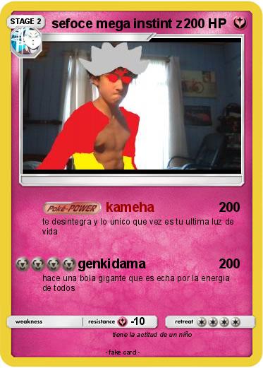 Pokemon sefoce mega instint z