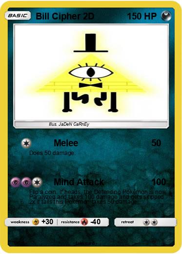 Pokemon Bill Cipher 2D