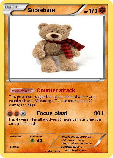 Pokemon Snorebare