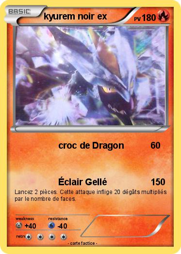 Pokemon kyurem noir ex