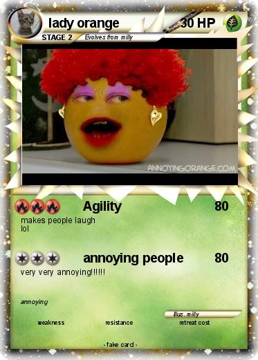 Pokemon lady orange
