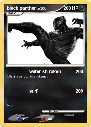 Pokemon black panther