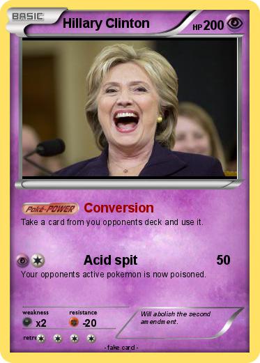 Pokemon Hillary Clinton