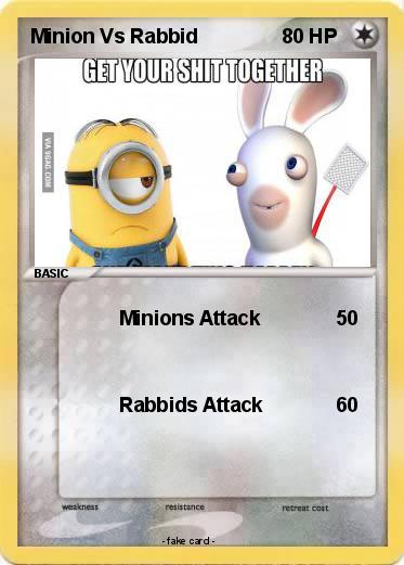 Pokemon Minion Vs Rabbid