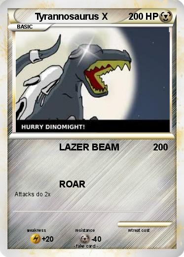 Pokemon Tyrannosaurus X