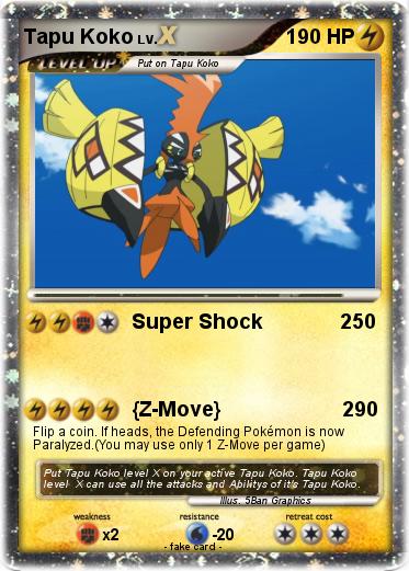 Pokemon Tapu Koko
