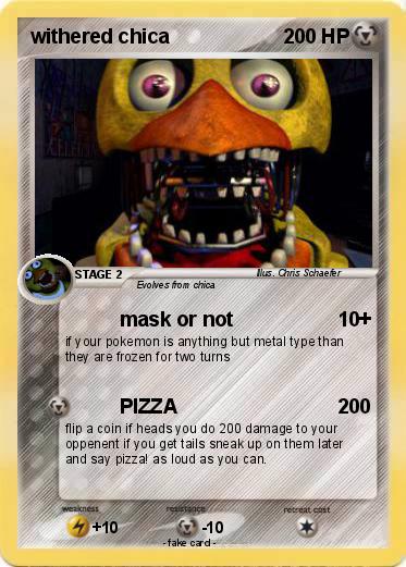 Pokemon withered chica