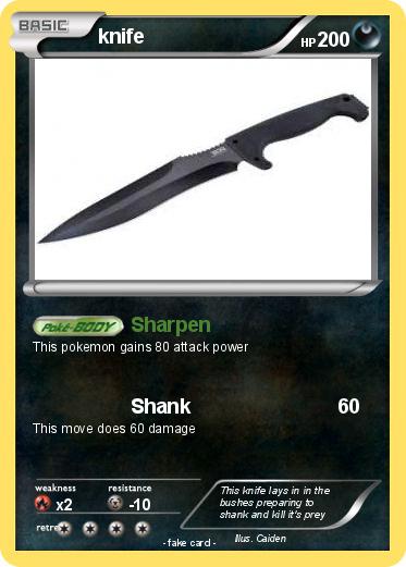 Pokemon knife
