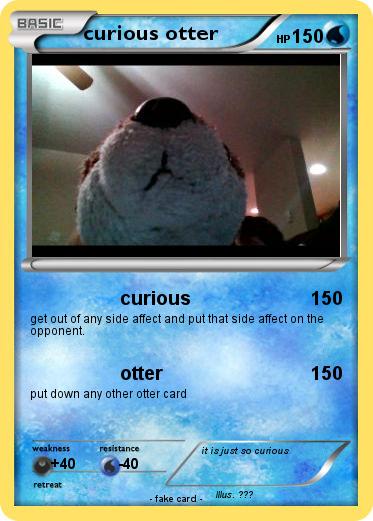 Pokemon curious otter