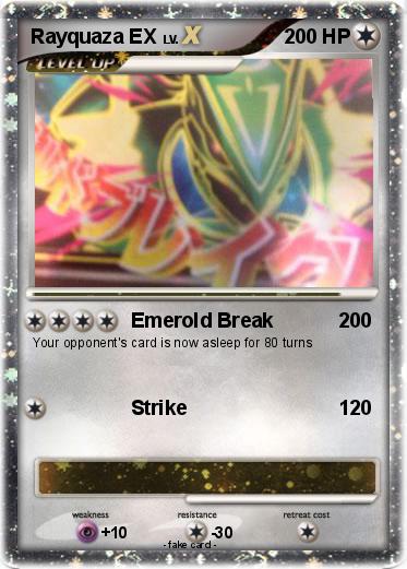 Pokemon Rayquaza EX