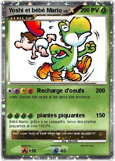 Pokemon Yoshi et bébé Mario