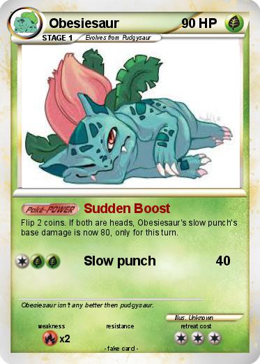 Pokemon Obesiesaur