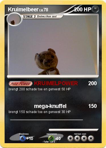 Pokemon Kruimelbeer