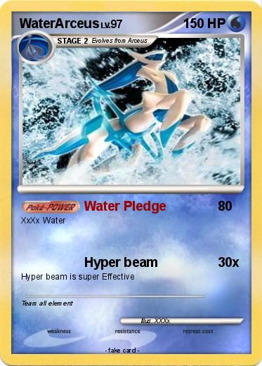 Pokemon WaterArceus