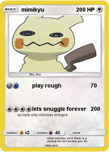 Pokemon mimikyu